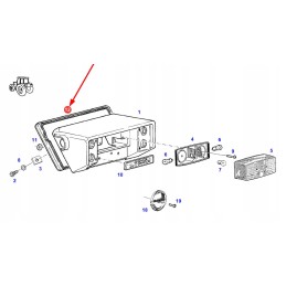 312900020020 guminis galinio žibinto korpuso sandariklis