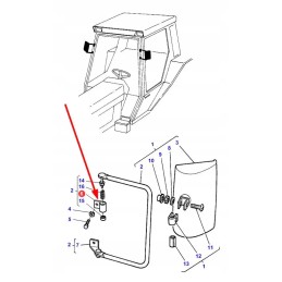 3105358m2 veidrodžio tvirtinimo kronšteinas