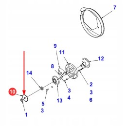 112752w1 rotoriaus dantytas diskas
