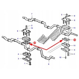 La322177850 kratytuvo rankovės tarpiklio plokštė