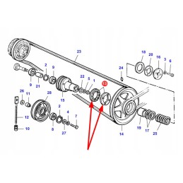La322114250 perkrovos sankabos žiedas