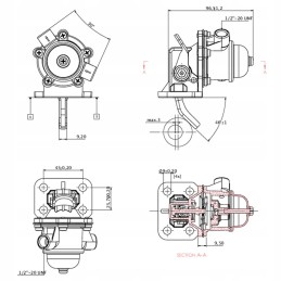 Massey Ferguson 4222091m91 galios siurblys