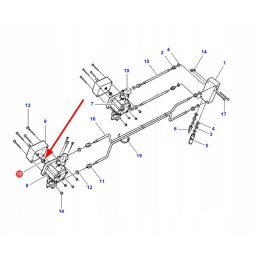 71390279 pelų barstytuvo pavara