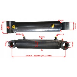 Hidraulinio cilindro pavara, stūmoklis 70x40, eiga 225