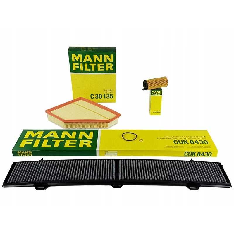 Mann filtrų komplektas bmw x1 e84 2 0d 116 218km