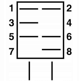 Pavojaus žibintų jungiklio korpusas Mccormick