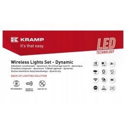 La60035 belaidžių LED kvadratinių lempų rinkinys