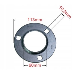 Flanšinio guolio korpusas rt d30 claas 6104460