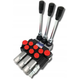 Hidraulinis skirstytuvas, 3 sekcijų, 40l, dvipusis skląstis