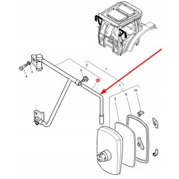 3903399m91 veidrodžio laikiklis