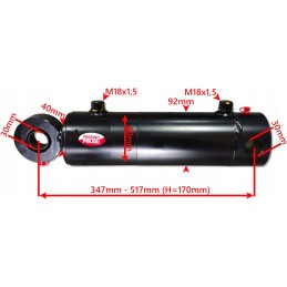 Hidraulinis cilindras smt2mp 80x40x170 l 347mm