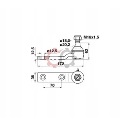 Eco Claas Mega 670120 dalgio galvutė