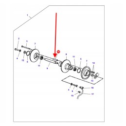 La322164850 ventiliatoriaus pavaros tarpiklio įvorė