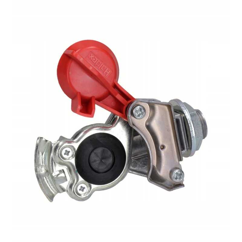 Raudona pneumatinė jungtis