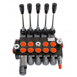 Hidraulinis skirstytuvas 40l, 5 sekcijų, 3d 1j 1v