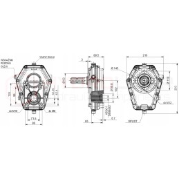 Daugiklis 30kw 1 3 8 in gr2 gr3 hidrolideris