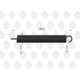 Stabdžių pedalo spyruoklė Zetor C 360 originali