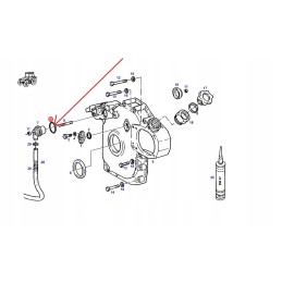 X548908412000 variklio sandarinimo žiedas 40 x 4 mm