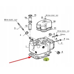111230 cilindro galvutės tarpinė
