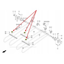 517935 0 pasvirusi konvejerio juosta l 560 mm