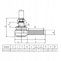 Kubota L3130 L3240 vairo traukės galas