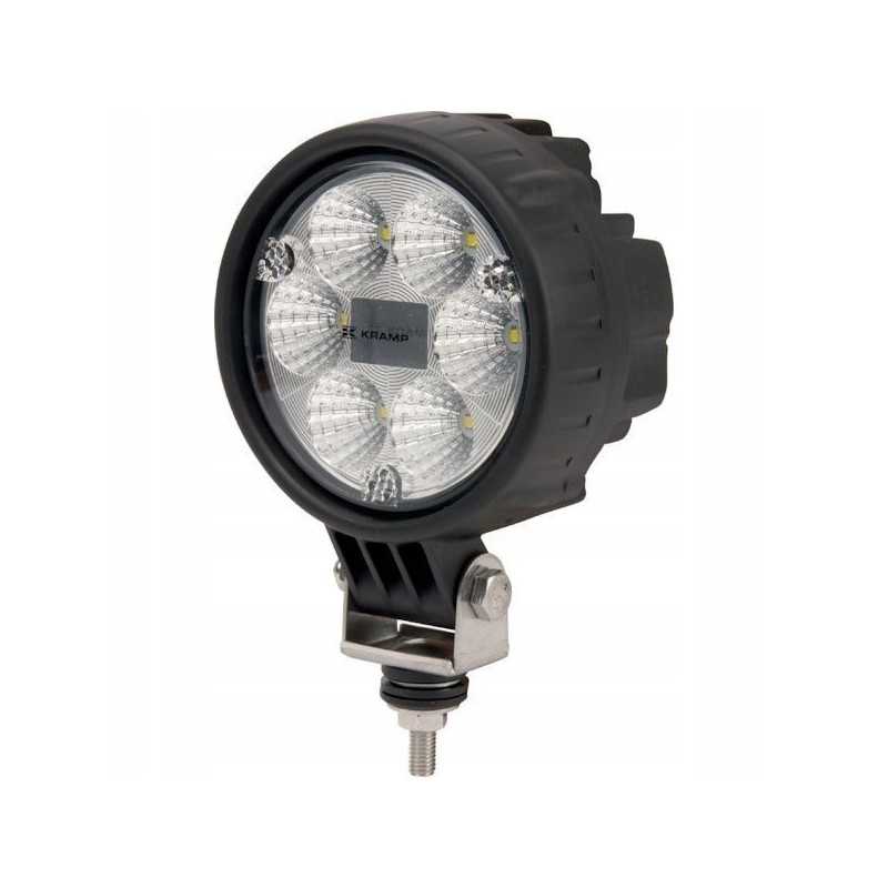 Halogeninė apvali LED darbinė lempa 24w 1500lm 10 30