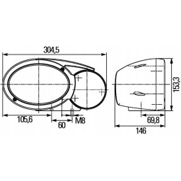 Hella priekinis žibintas 1eb 996 167 031