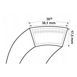 Kombaino diržas HK H 4205 CL 785173 0 claas