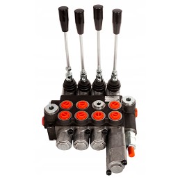 Hidraulinis skirstytuvas 40l, 4 sekcijų, 1p 1j 2d