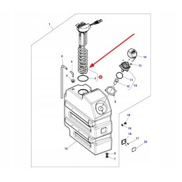 4352868m2 adblu lygio jutiklis su šildytuvu