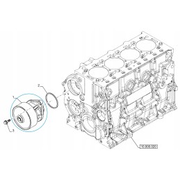 Vandens siurblys new holland t7 korpusas cvt maxxum 58024970