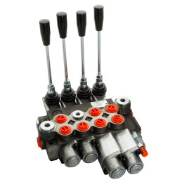 4 sekcijų hidraulinis skirstytuvas 40l 2p 1j 1z