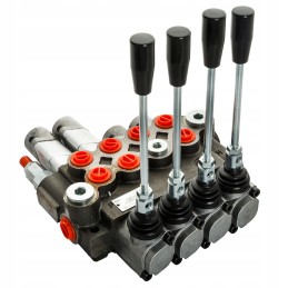 4 sekcijų hidraulinis skirstytuvas 40l 2p 1j 1z