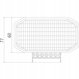 Darbinis žibintas 10 LED 110x51 mm 1800 lm 12 24 v
