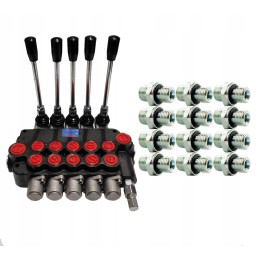 5 sekcijų hidraulinis skirstytuvas 40l Ursus C330