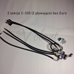 2 sekcijų skirstytuvas c 330 išorinis, 2x plūdė