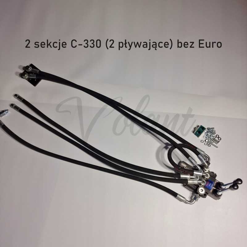 2 sekcijų skirstytuvas c 330 išorinis, 2x plūdė