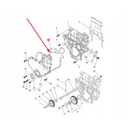 4224634m1 paskirstymo dangtelio tarpiklis