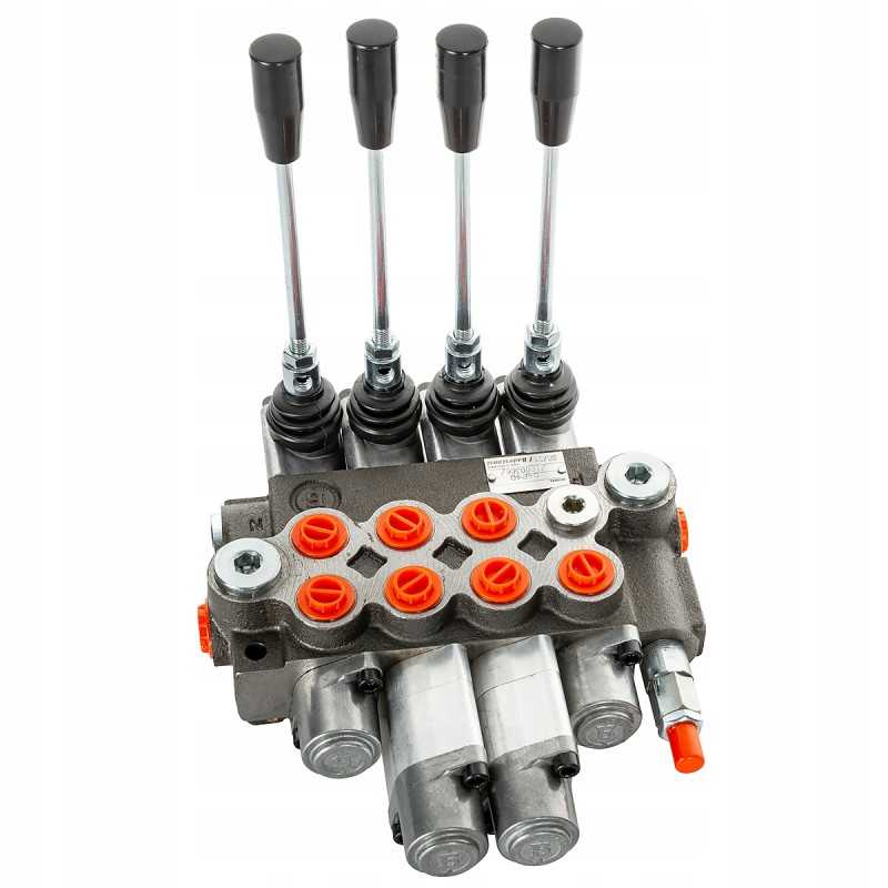 Hidraulinis skirstytuvas 4 sekcijų 40l 1 j 2p 1 dal