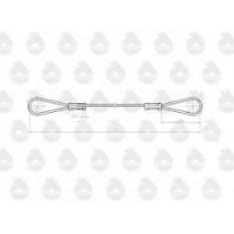 Gartraukio kabelis C 330 originalus Ursus