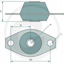 Deutz Fahr ta pati salono pagalvė 0 007 5246 0