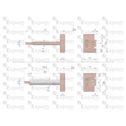 Starterio šepetėlių rinkinys 1447834m91 mf 4 new