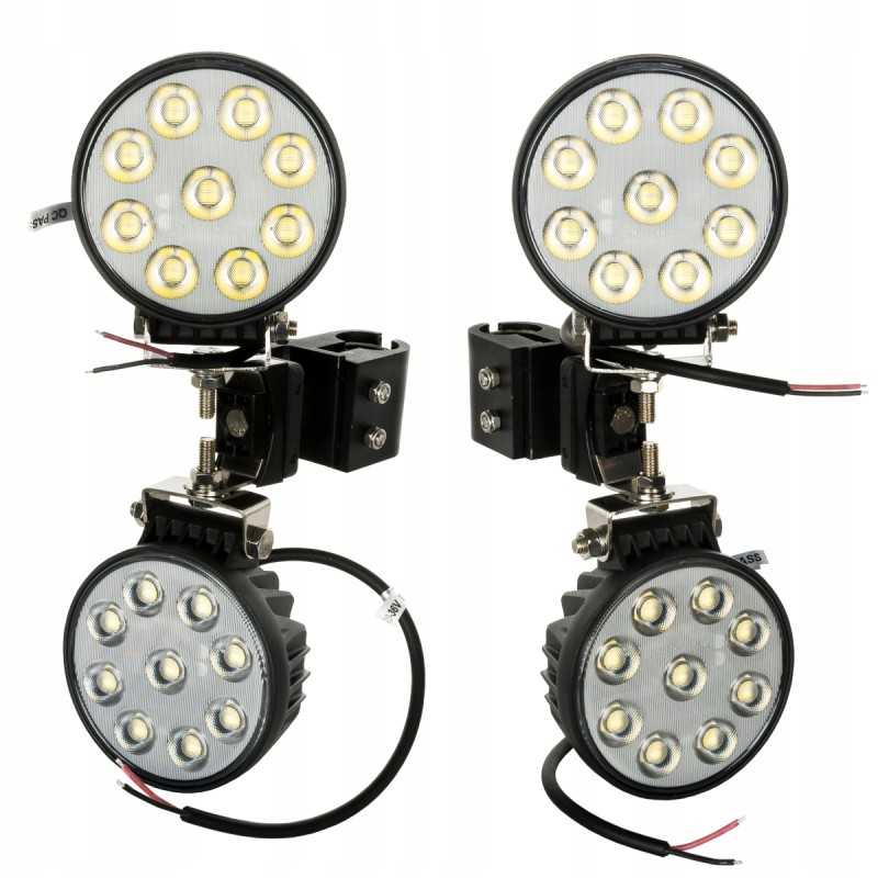 Darbinių lempų laikiklio komplektas 2 vnt nh atlas jcb