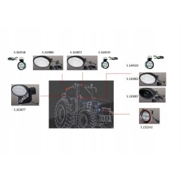 LED korpuso lempa Puma New Holland T7 2820lm 163867