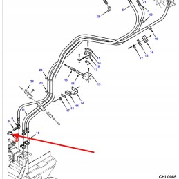 1905376m1 hidraulinės jungties dangtis