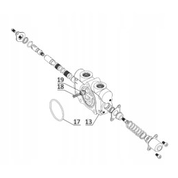 Manitou 826022 me315 skirstytuvo remonto komplektas