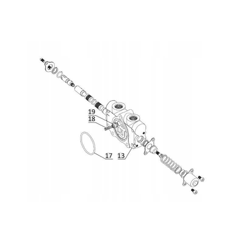 Manitou 826022 me315 skirstytuvo remonto komplektas