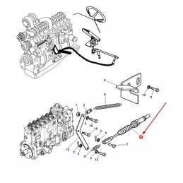 3615919m3 droselio trosas 1040 mm