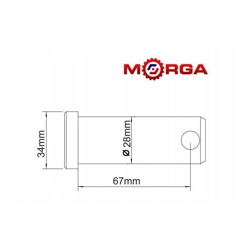 Jungo tvirtinimo kaištis 80453072 c 385 morga