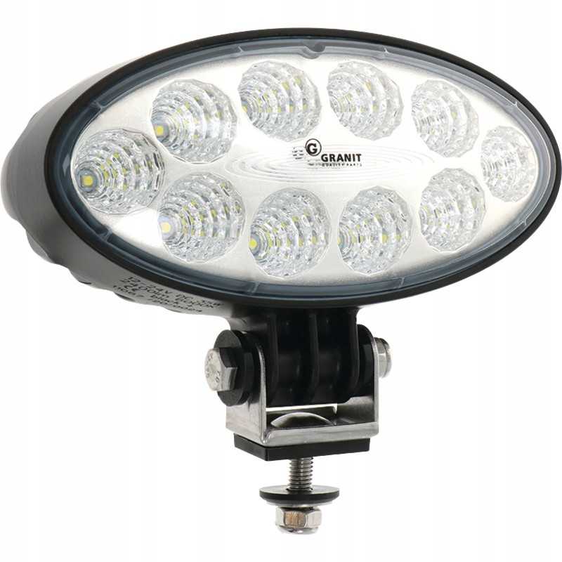 Ovali darbo šviesa 10 LED 2400 lm 12 24 v